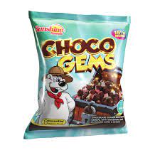 SUNSHINE SNACKS CHOCO GEMS 35G