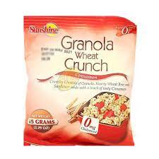 SUNSHINE GRANOLA CRUNCH CINNAMON 65G