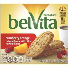 BELVITA B/FAST BISCUITS CRAN&amp;ORANGE 400G