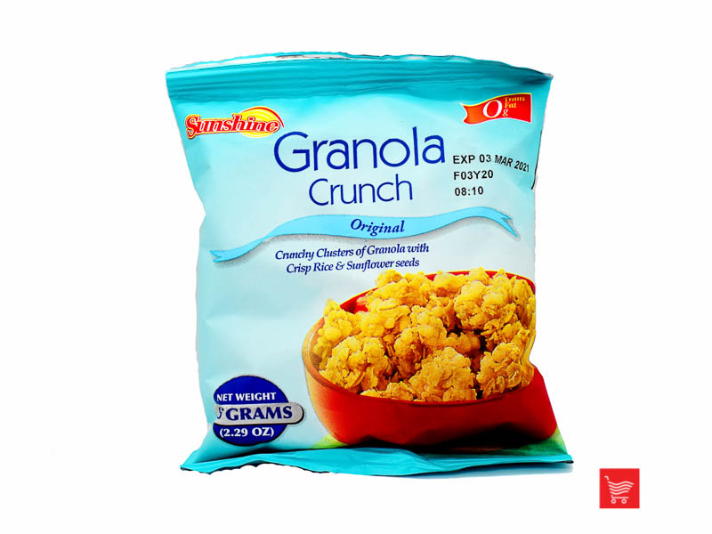 SUNSHINE GRANOLA CRUNCH CRISP RICE 65G