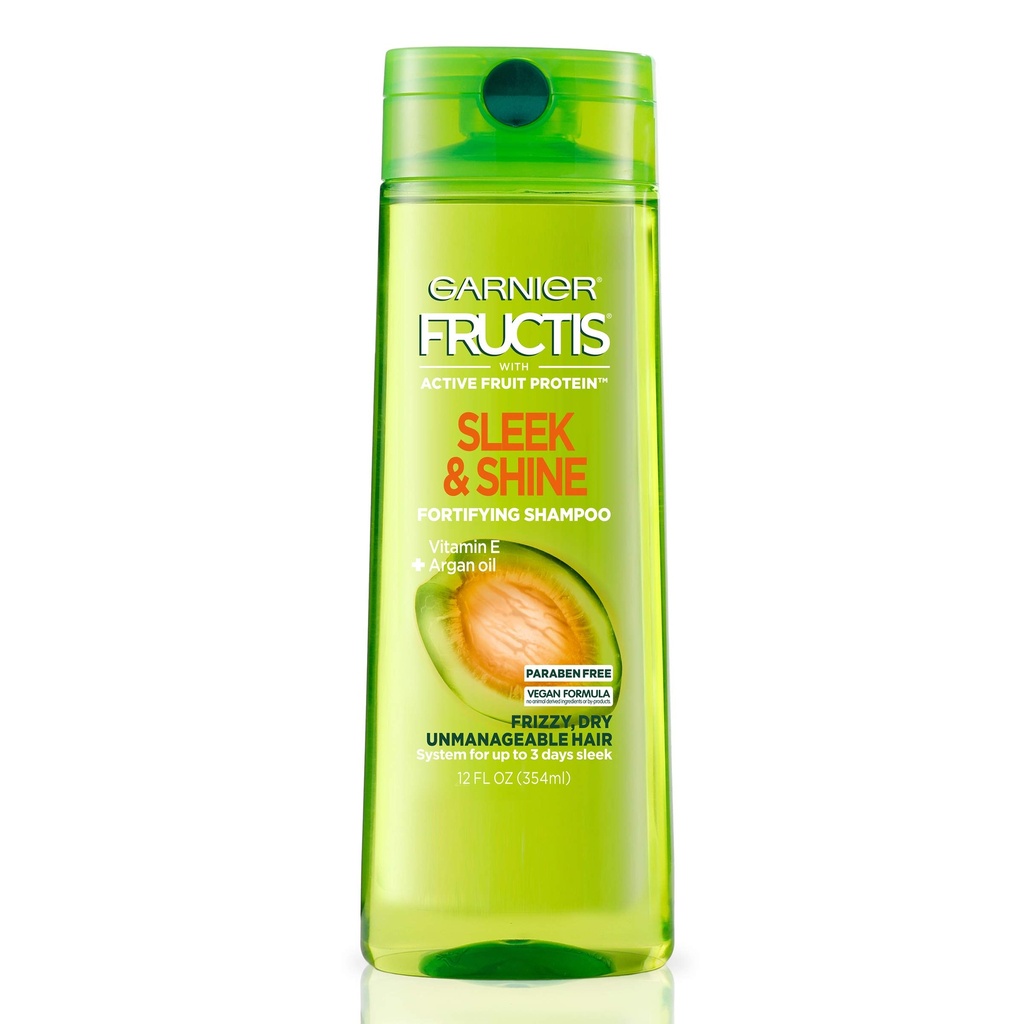 GARNIER FRUCTIS SLEEK &amp; SHINE SHAMPOO 12.5OZ