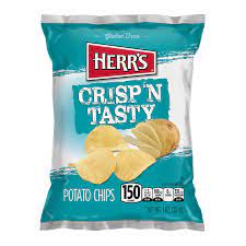 HERR'S SOUR CREAM &amp; ONION POTATO CHIPS