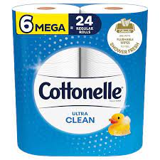 COTTONELLE ULTRA CLEAN MEGA 6PK