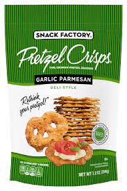 SNACK FACTORY - PRETZEL GARLIC PARMESAN 7.2OZ