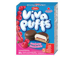 Dare Viva Puffs Strawberry Cookies 300g