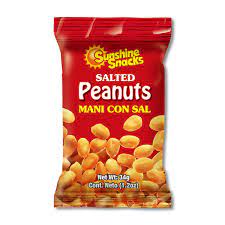 SUNSHINE SNACKS PEANUTS REGULAR 45G