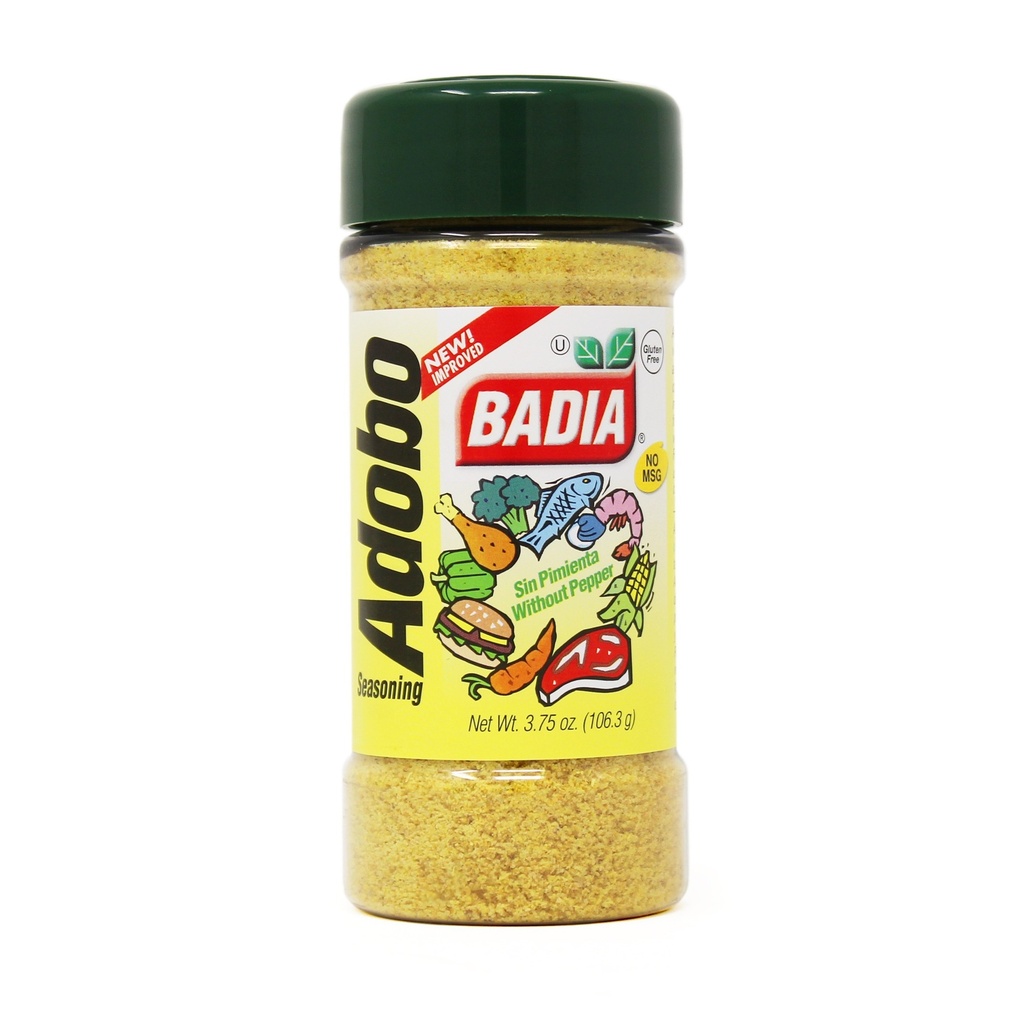 BADIA ADOBO W/O PEPPER 3.75OZ