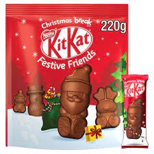 KIT KAT SANTA LG POUCH 220G