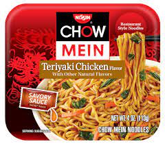 NISSIN CHOWMEIN TERIYAKI CHICKEN 4OZ