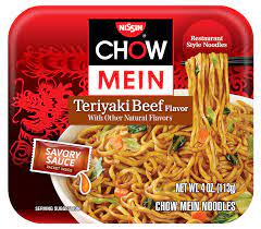 NISSIN CHOWMEIN SPICY TERIYAKI BEEF 4OZ