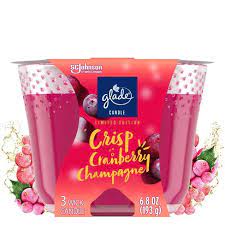 GLADE CANDLE CRISP CRAN CHAMPAGNE 6.8OZ