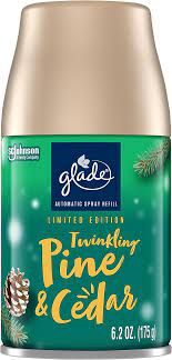 GLADE AUTO SPRAY REFILL PINE &amp; CEDAR 6.2oz