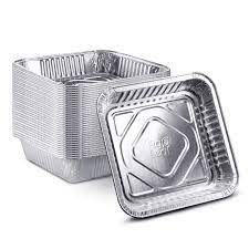 RHINOPACK 8&quot;X8&quot; FOIL PAN 10CT