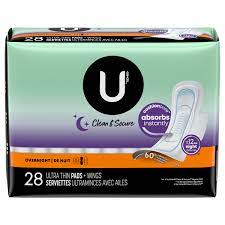 KOTEX UT PADS O/N WW 28CT