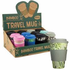 BAMBOO FIBRE TRAVEL MUG 400ML