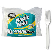 RHINOWARE PLASTIC FORKS 55PC