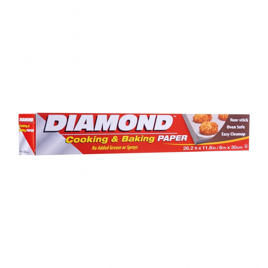 DIAMOND COOK &amp; BAKE PAPER 26.2ft