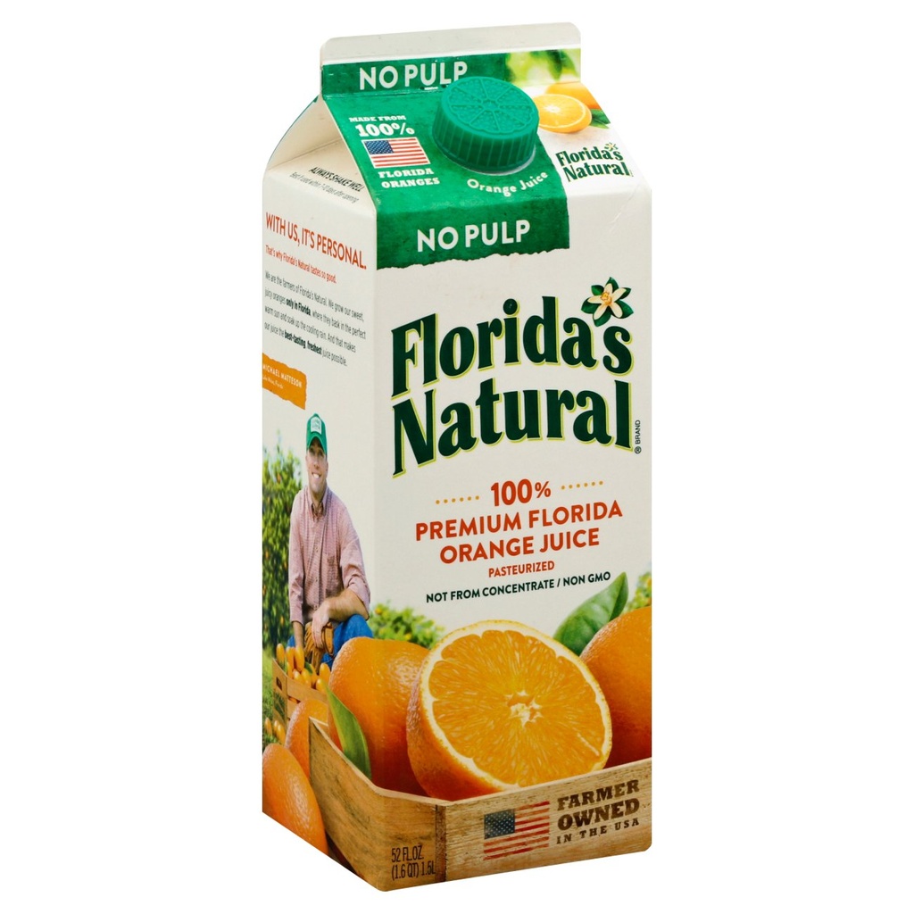 Florida's Natural ORANGE JUICE NO PULP