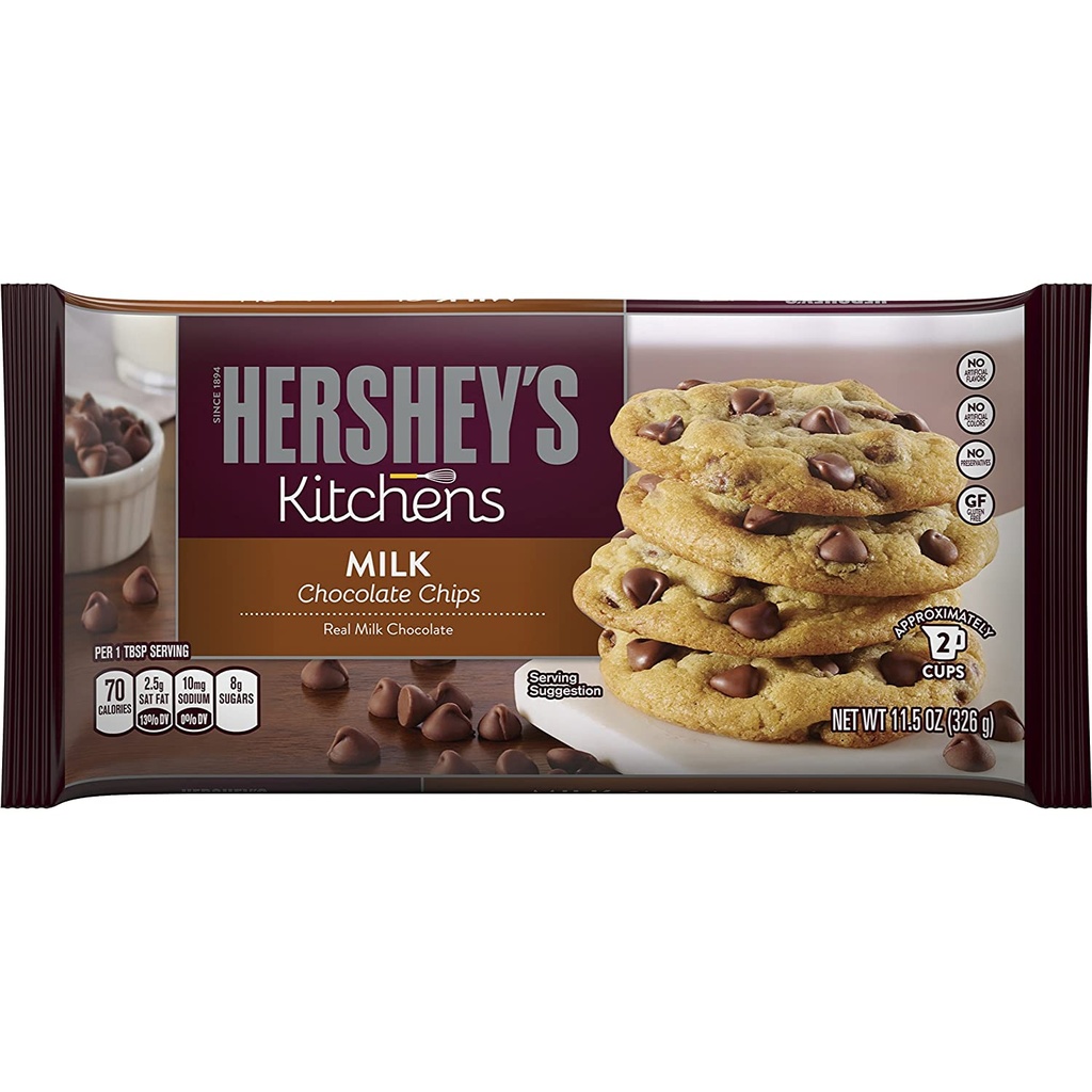 Hershey's Milk Choco Baking Chips 11.5oz