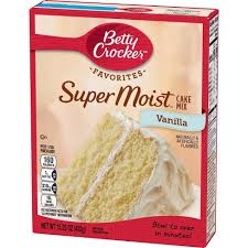 BettyC Cakemix Vanilla 15.25oz