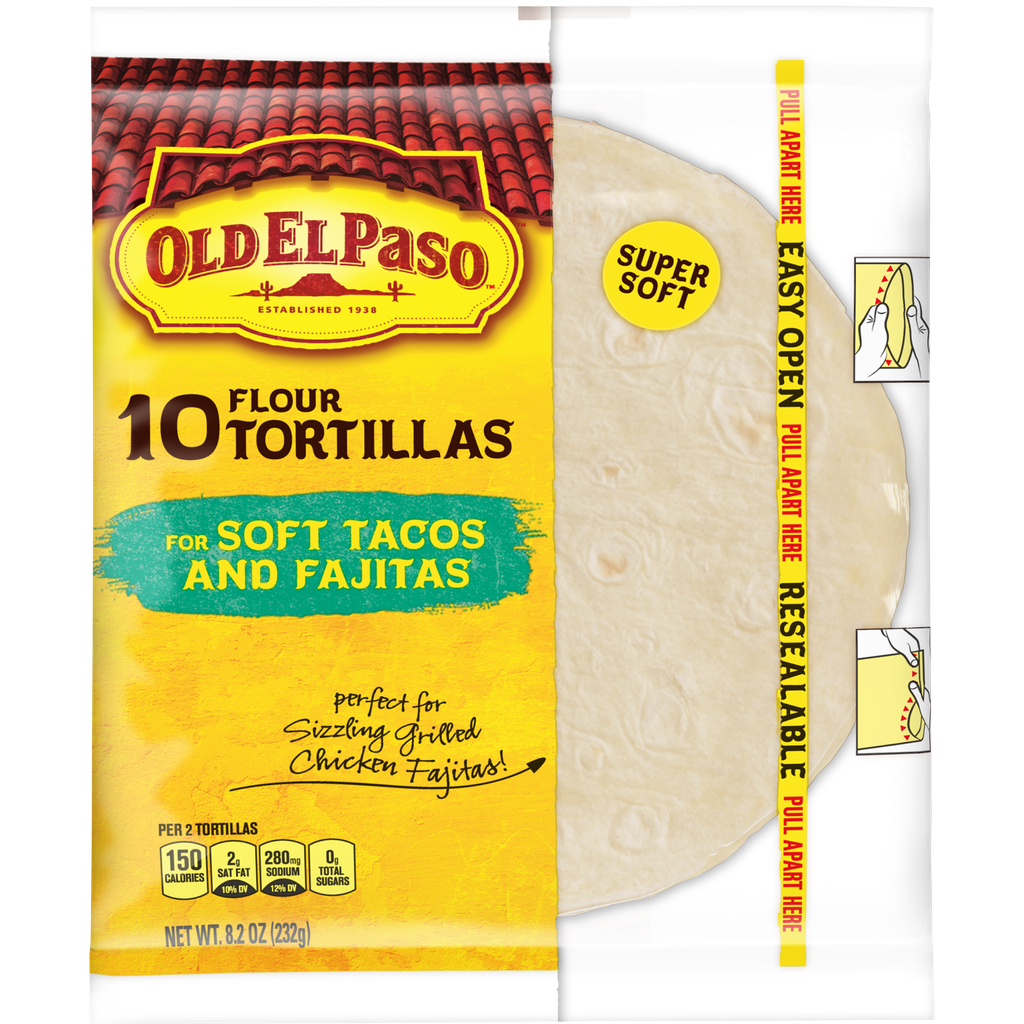 Old ElPaso Tortilla 6&quot; (10) 8.2oz