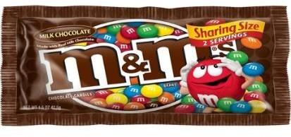 M&amp;M Milk Choc Share Size 89G