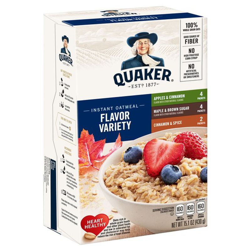 Quaker Inst Oat Variety Pk 15.1oz