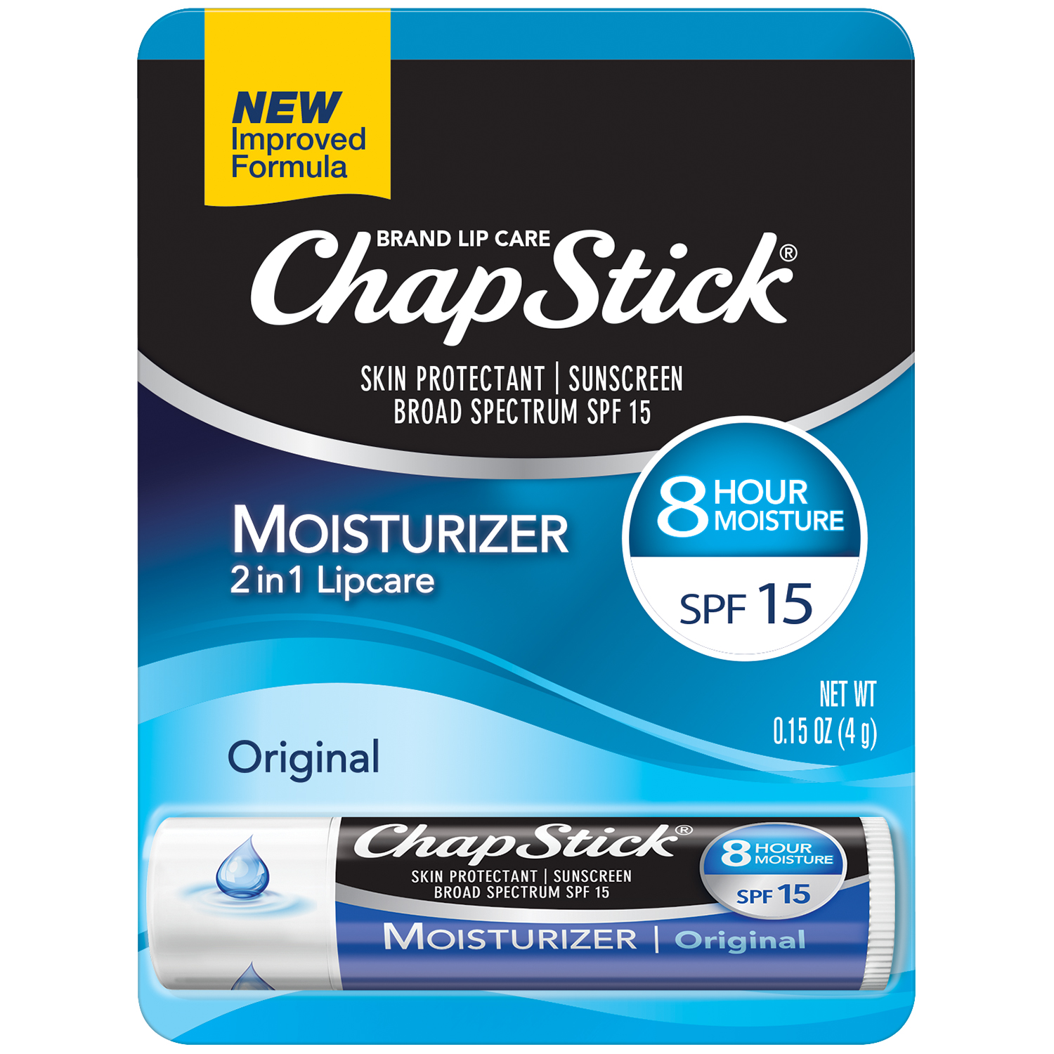 CHAPSTICK L/BALM MOIST SPF 15