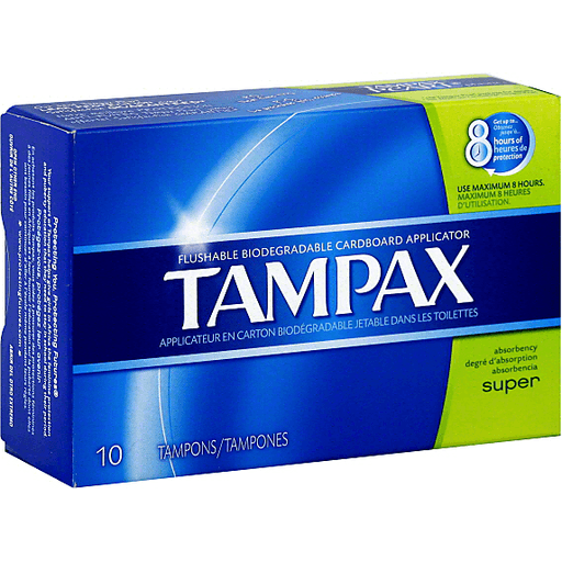 TAMPAX SUPER UNSC 10CT