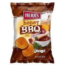 HERR'S HONEY BBQ POTATO CHIPS 1OZ