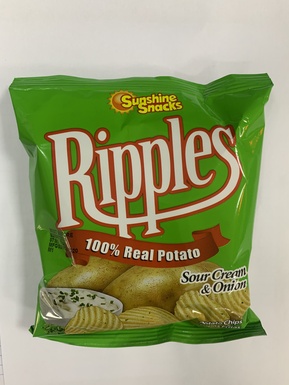 RIPPLES S/CREAM & ONION 35g