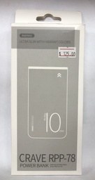 [08363] Remax Ultra Slim Power Bank White