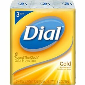 DIAL 3 BAR SOAP AB GOLD 4OZ