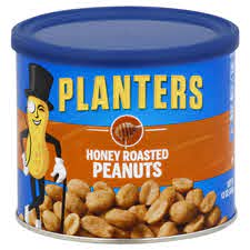 KRAFT PLANTERS HONEY ROASTED PEANUTS 12OZ