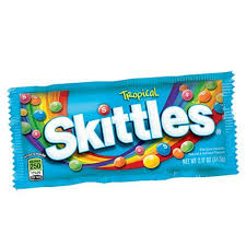 SKITTLES TROPICAL CANDY 2.17OZ