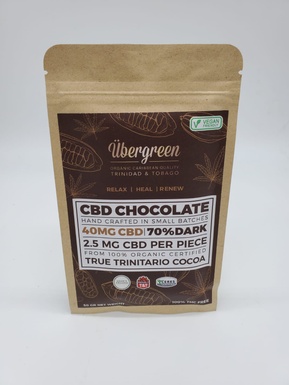 UBERGREEN CBD CHOCOLATE 40MG