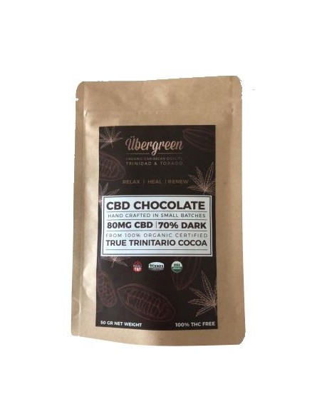 UBERGREEN CBD CHOCOLATE 80MG