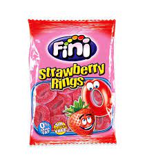 FINI STRAWBERRY RINGS 100GR