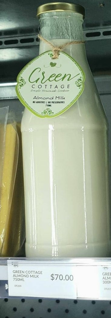 GREEN COTTAGE ALMOND MILK 750ML