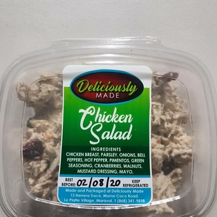 DELISCIOUSLY MADE-CHICKEN SALAD 12OZ