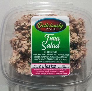 DELISCIOUSLY MADE-TUNA SALAD 12OZ