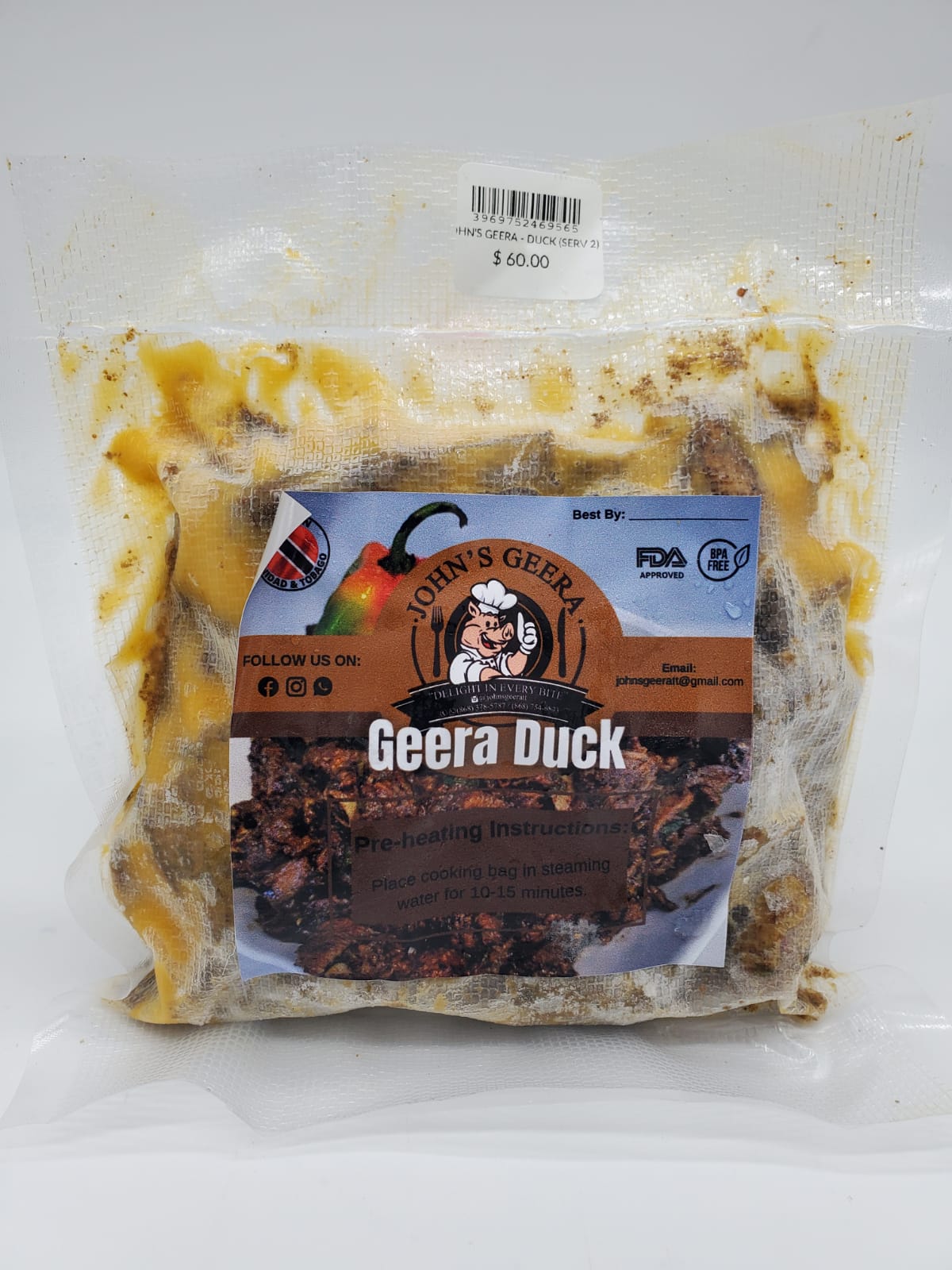 JOHN'S GEERA - DUCK (SERV 2)