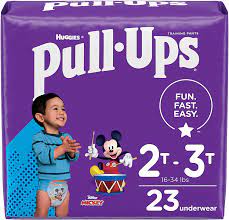 HUGGIES PULL UPS BOYS 2T-3T 23CT