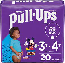 HUGGIES PULL UPS BOYS 3T-4T 20CT