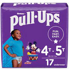 HUGGIES PULL UPS BOYS 4T-5T 17CT