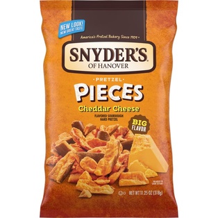 SNYDERS CHEDDAR CHEESE PIECES 11.25OZ