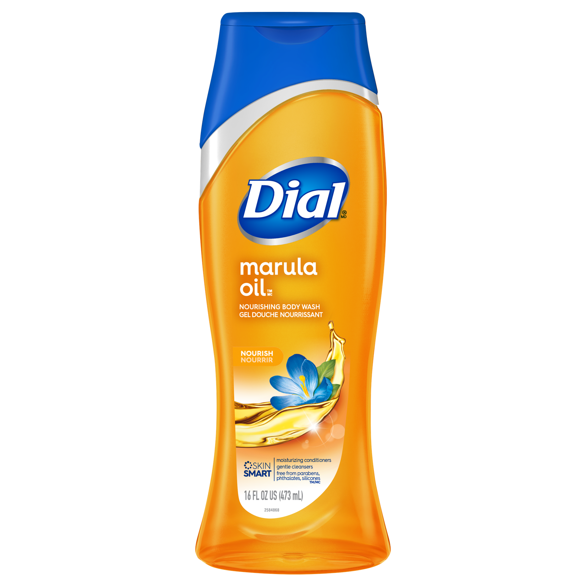 DIAL BODY WASH MARULA OIL 16OZ