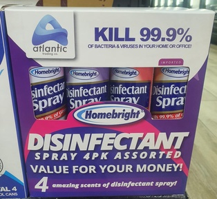 DISINFECTANT SPRAY 4PK