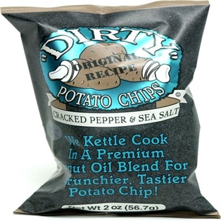 Dirty Potato Chip - CRACKED PEPPER & SEA SALT  2OZ