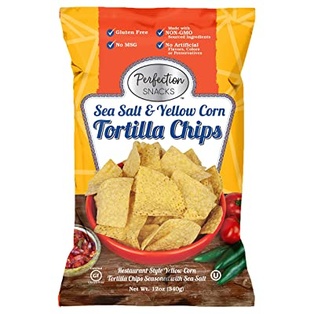 TORTILLA CHIPS - YELLOW SEA SALT 12OZ